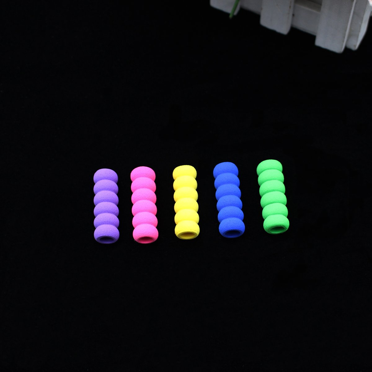 5 Pcs Rubber Sponge Pen Cover Diy Diamond Painting Tools Protect Hands Non-slip Pen Sleeve Diamond Embroidery Accessories