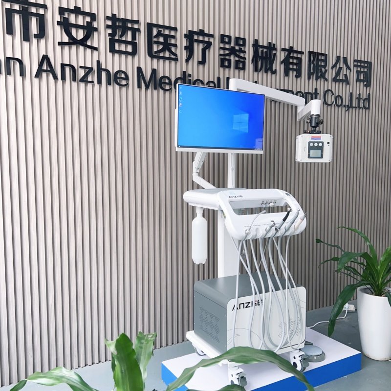 Pet teeth care mobile treatment carts full set pet tooth treatment machine factory directly dental trolley with x ray unit