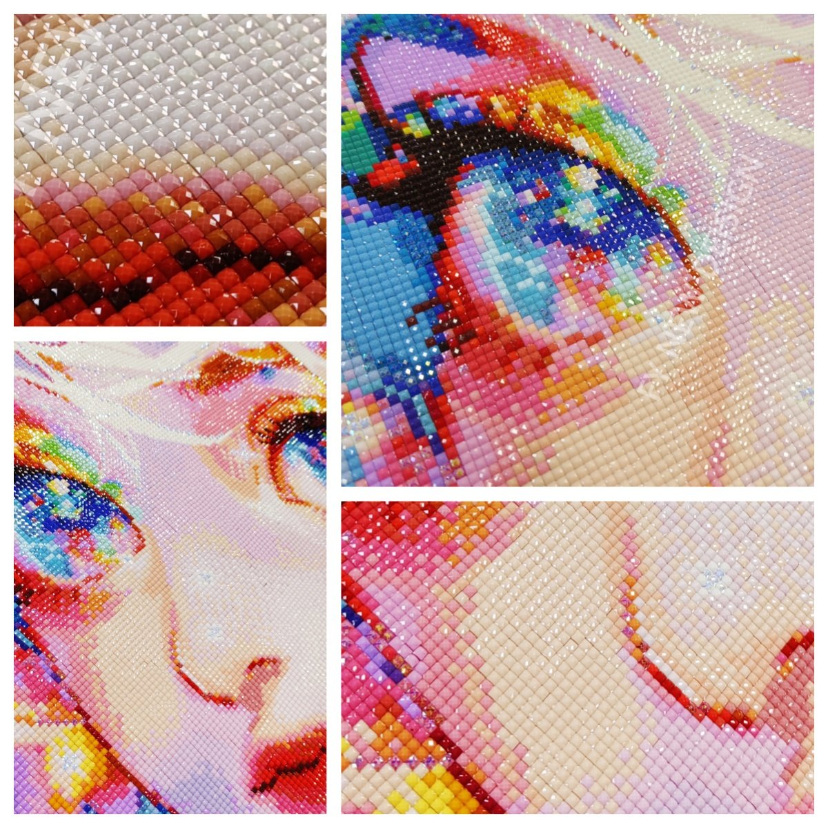 G-88 Shining Girl Custom Mosaic Diamond Art Girl's Room Wall Decor Portrait Paint DIY 5d Canvas Home Decor Diamond Painting