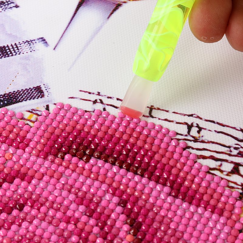 New Trend Diamond Painting Tool Resin Pen Diamond Embroidery Diy Accessory Pen With 5 Replaceable Pen Heads Kit