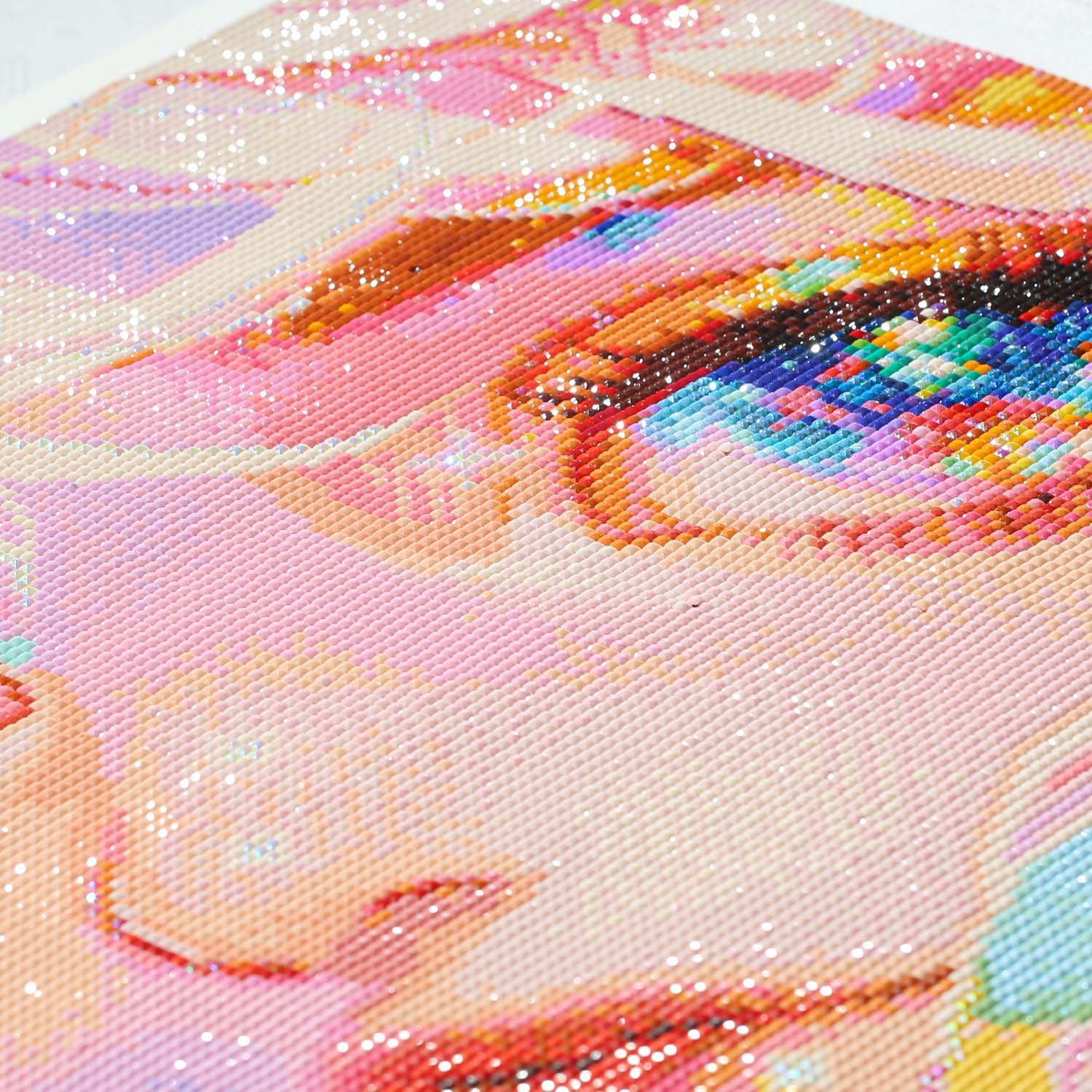 R-DP011 Starlit Girl Canvas Art Paintings Diamond Mosaic DIY Diamond Painting Kit With AB Drill