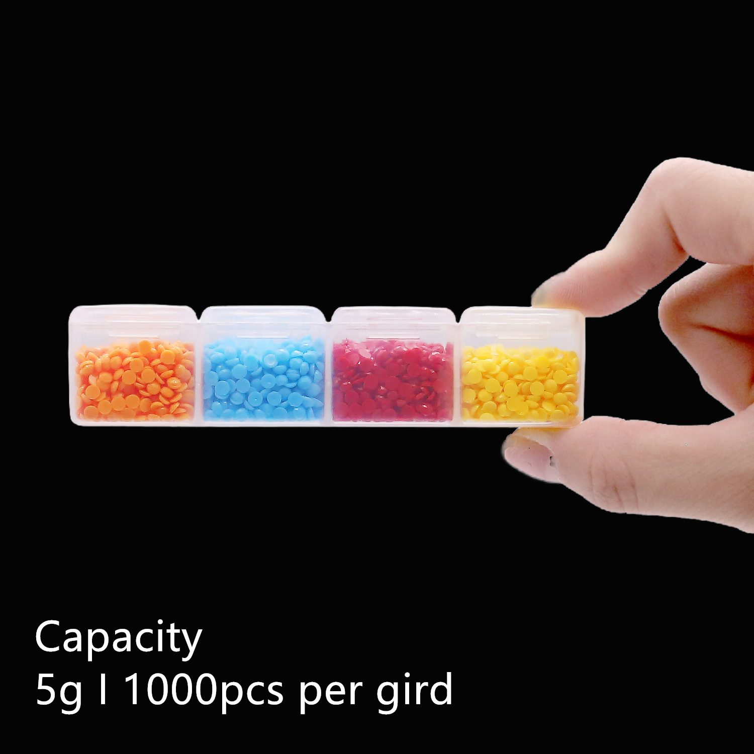 R-SN04/11 28/56 Gird Jewelry Container Nail Drill Organizer Diamond Painting Accessories Beads Storage Box