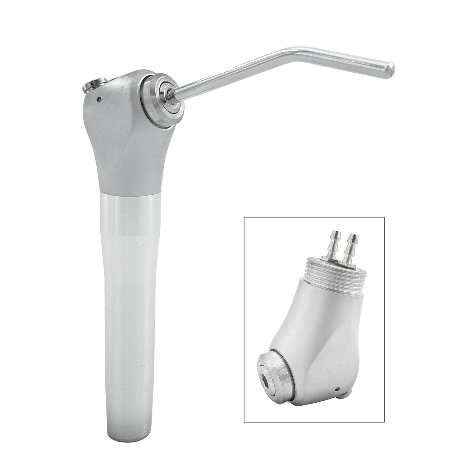 Dental Product Stainless Steel 3 Way Syringe Air Water Spray 2 Nozzles Tips Triple 3 Way Syringe Handpiece Dentistry Tools Kit