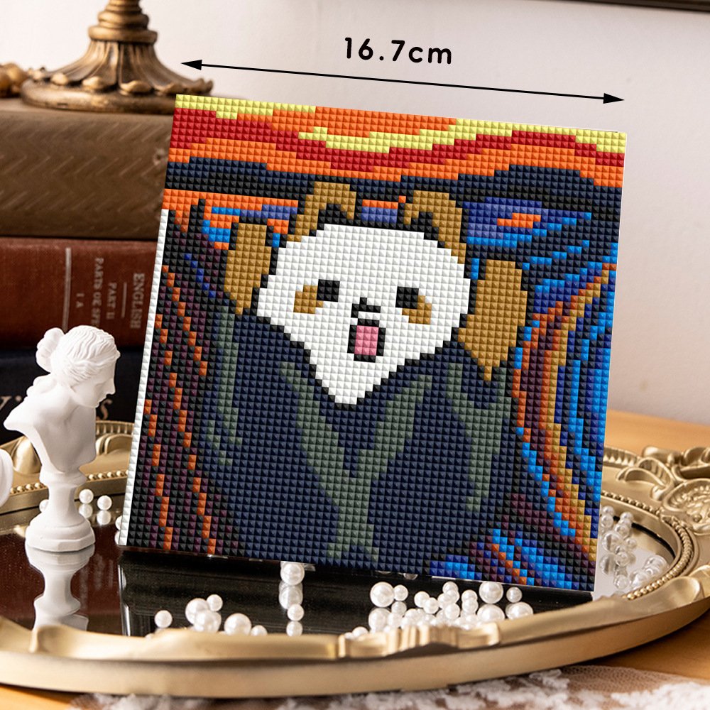16.7x16.7cm Famous Stretched Canvas Art Small Size 5D Diy Diamond Painting 5D Mini Diamond Art Painting