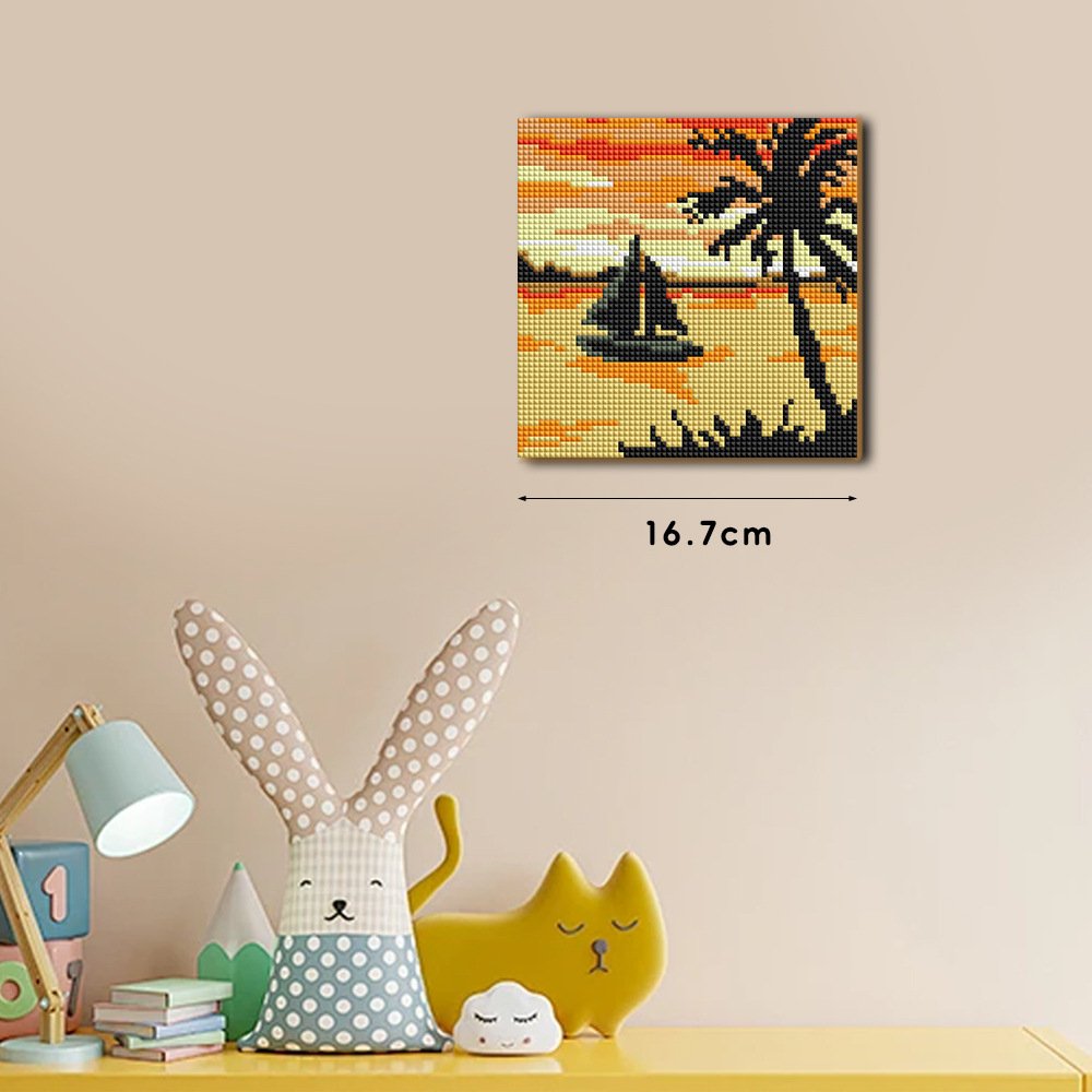 16.7x16.7cm Famous Stretched Canvas Art Small Size 5D Diy Diamond Painting 5D Mini Diamond Art Painting