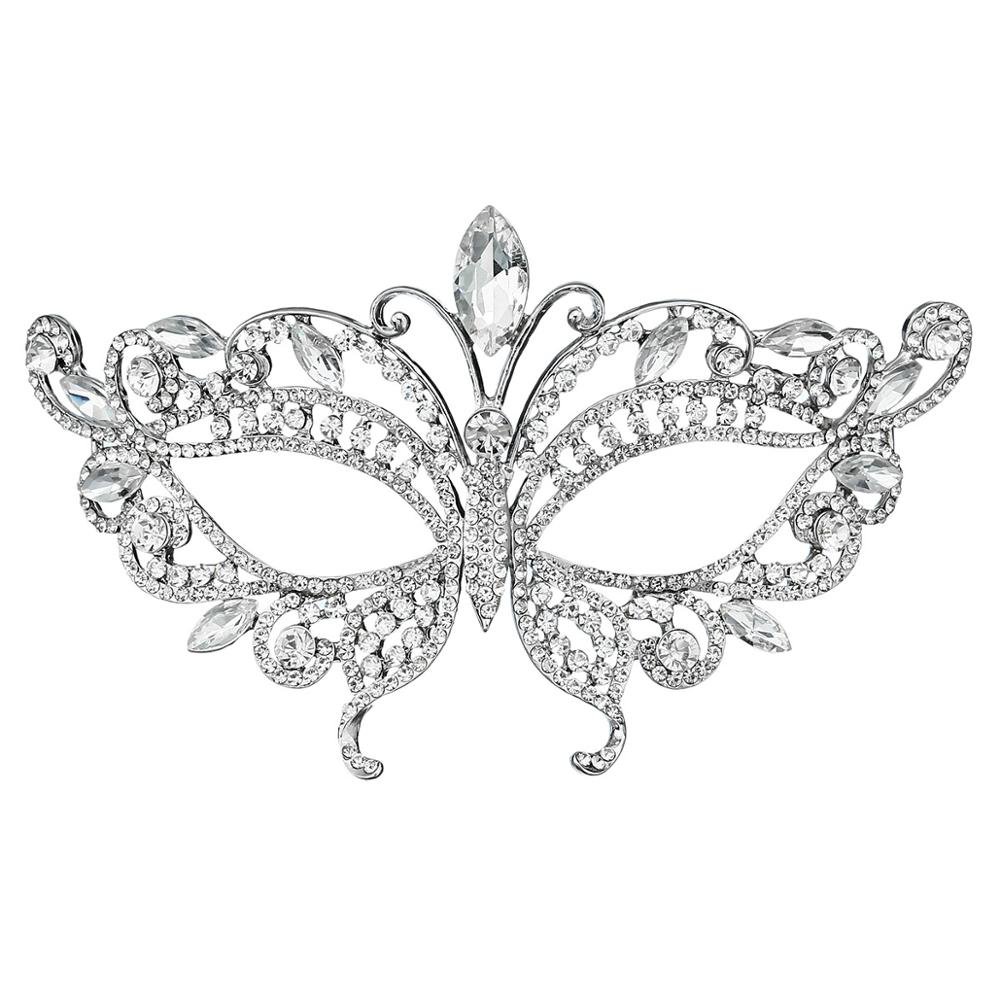 Hot Selling Design Mask Dance Party Diamond Set Advanced Sexy Accessories Birthday Party Props Accessories Gift Set Supplies