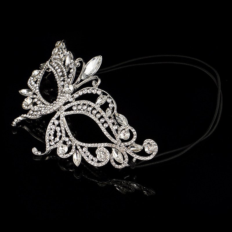 Hot Selling Design Mask Dance Party Diamond Set Advanced Sexy Accessories Birthday Party Props Accessories Gift Set Supplies