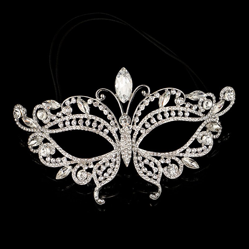 Hot Selling Design Mask Dance Party Diamond Set Advanced Sexy Accessories Birthday Party Props Accessories Gift Set Supplies