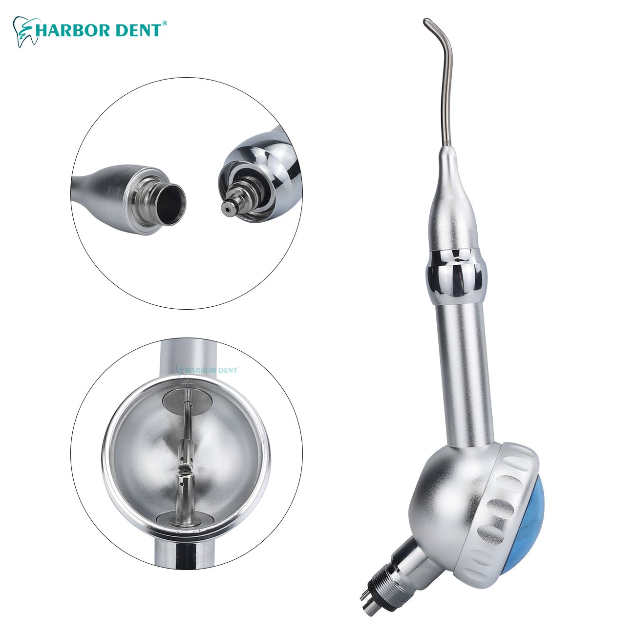 4-hole Dental metal Polisher Abrasion Sandblasting Teeth Polishing Gun Polishing tool