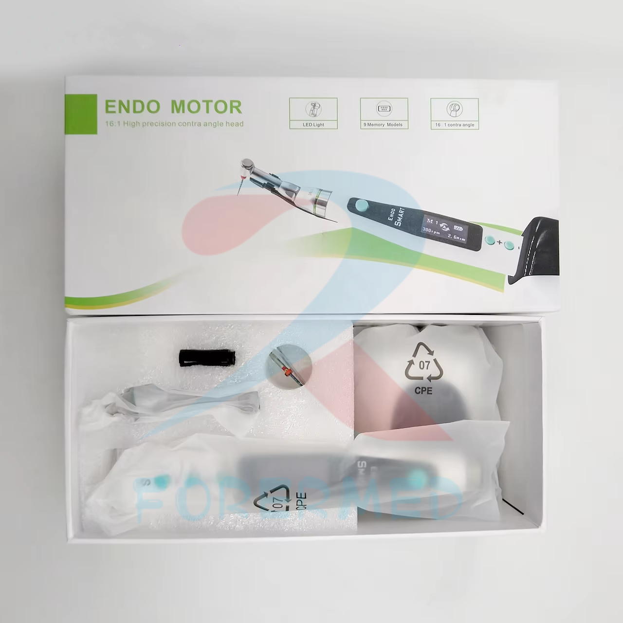 Hot Sale Root Canal Endodontic Rotary Endo Motors 16:1 Led Light Dental Price Endo Motor De Endodoncia Wireless