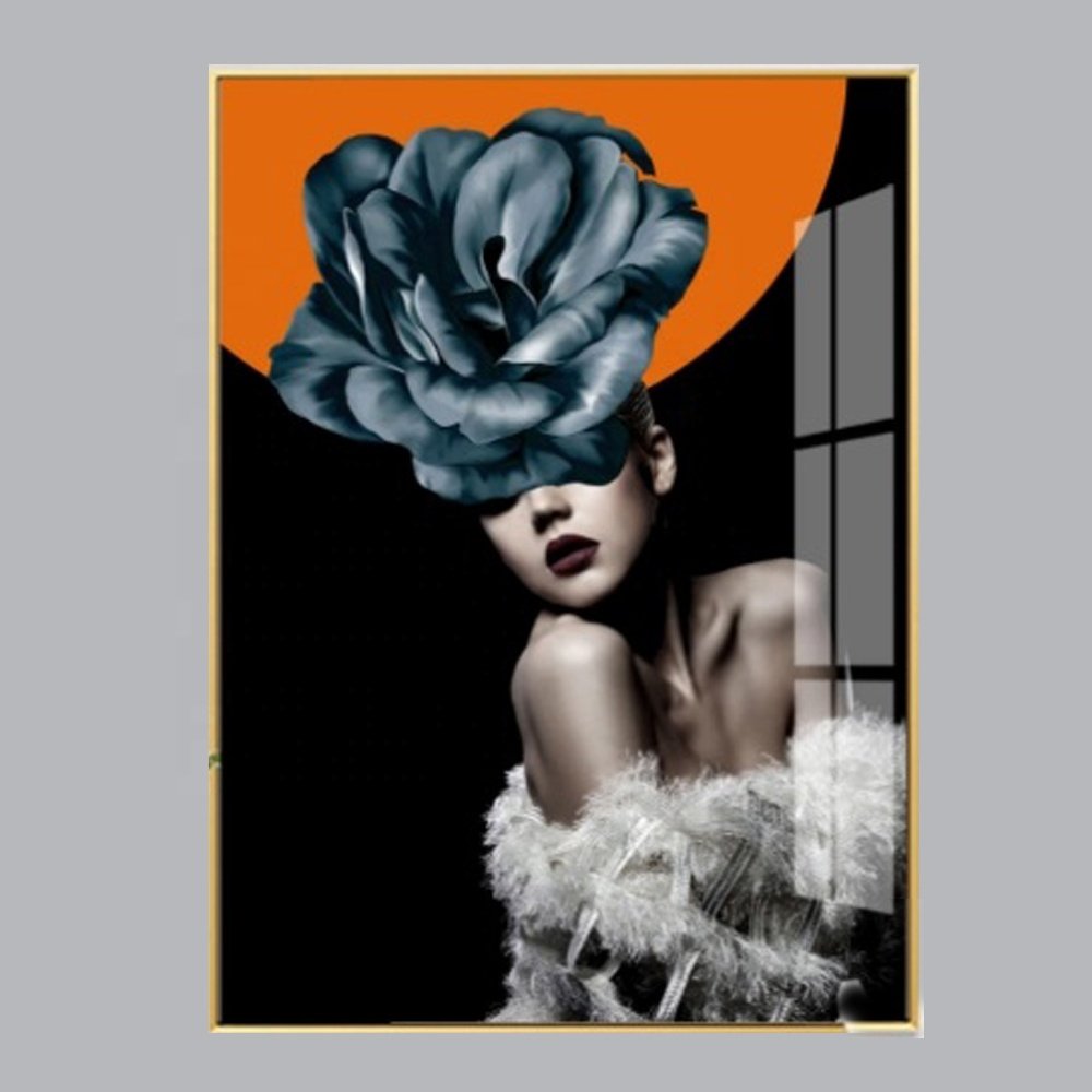 3d diamonds nordic paintings and wall arts hotel wall design bedroom decor home decorations sex black women light nude painting