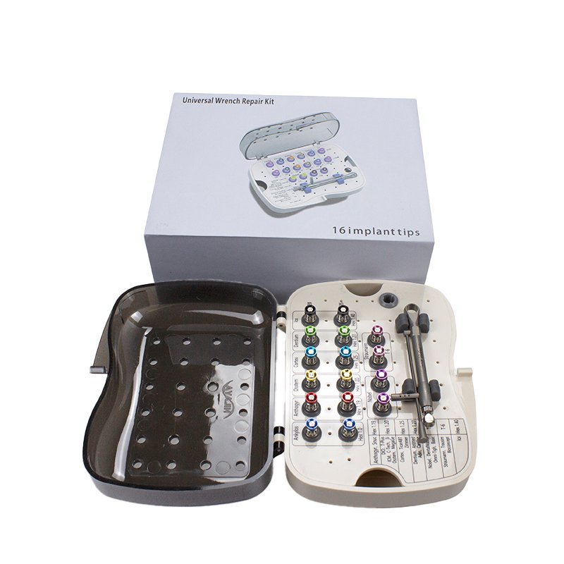 16 Pcs Screwdriver Instrument Kit Dental Implant Handpiece Universal Wrench Torque Oral Therapy Equipment Accessory