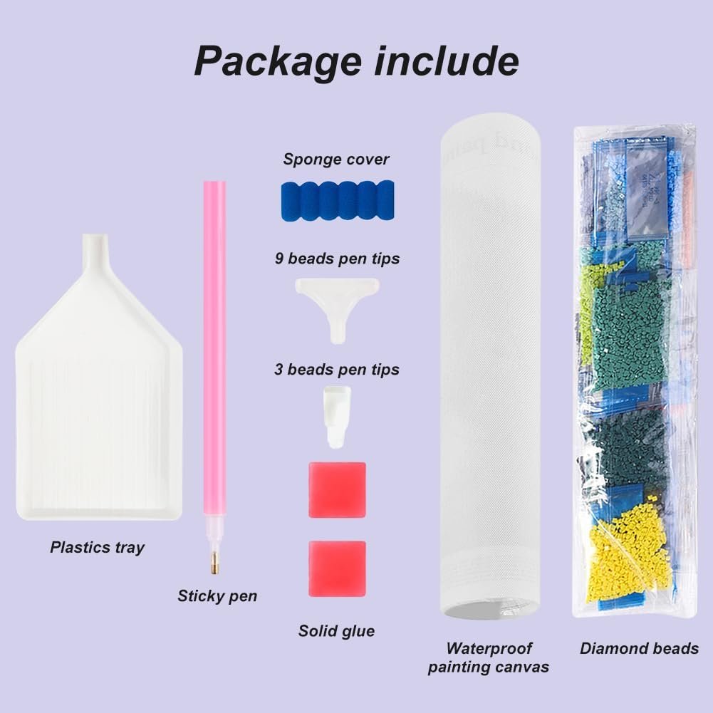 giraffe diamond art kits round diamond full drill diamond dots arts painting kits for home wall decor