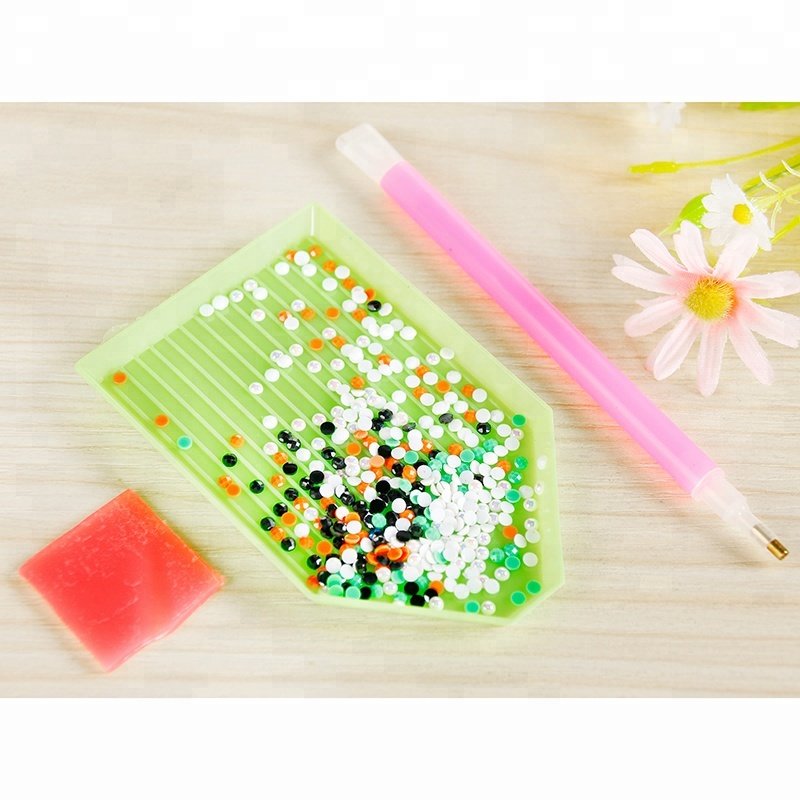 Arts and crafts mini white frame DIY diamond painting unicorn educational toy full drill diamond painting kids with frame