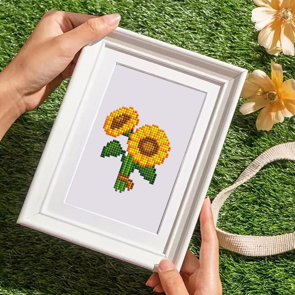 15pcs/set 15x18cm Flower Diy 5D Diamond Painting Adults Mini Diamond Painting Set
