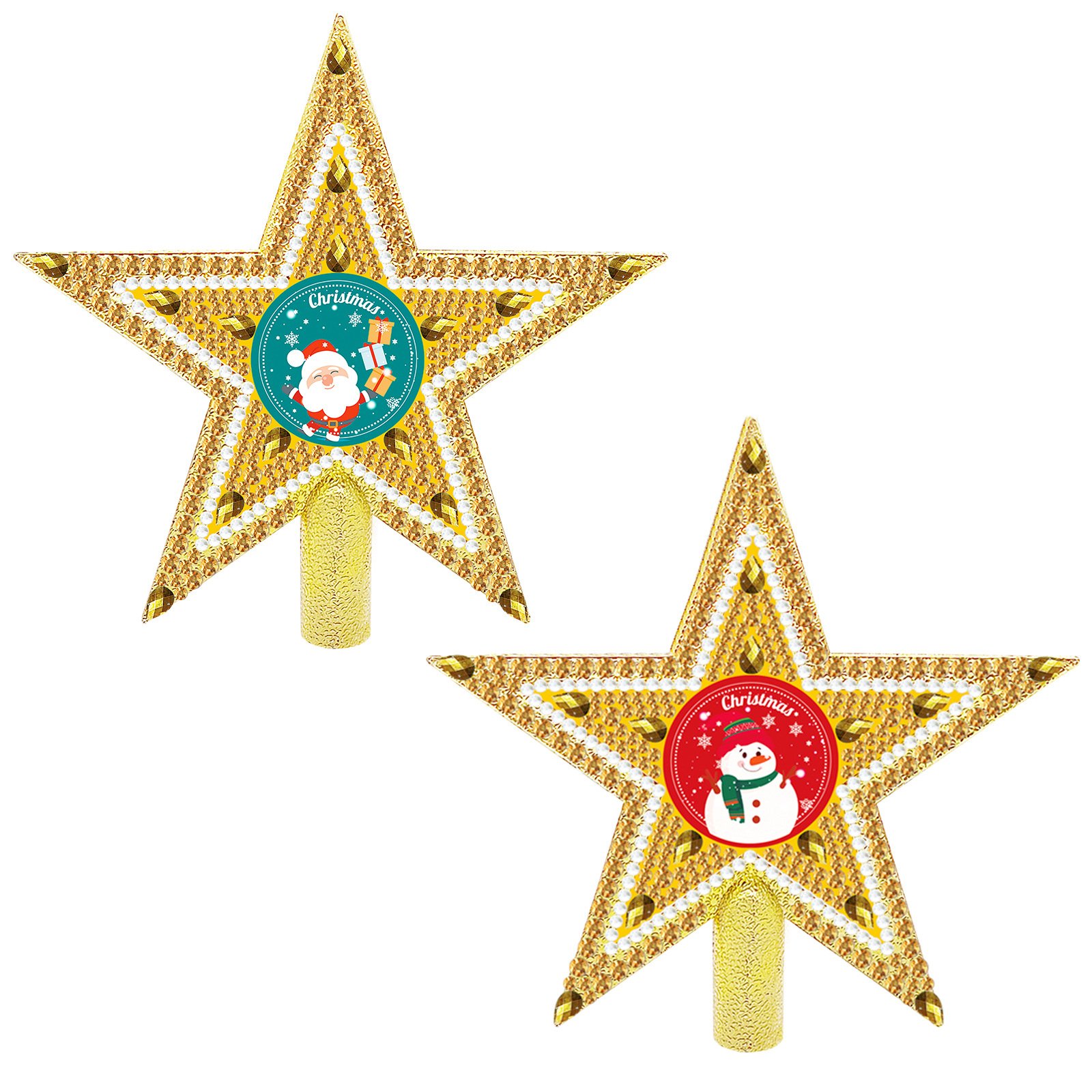 DIY Christmas Star Diamond Painting Christmas Tree Decoration Diamond Crafts