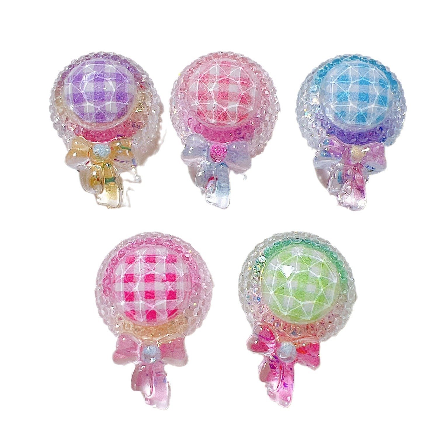 3d Accessories Candy Resin Mold Diamond Painting Mini Resin Charms For Decoration