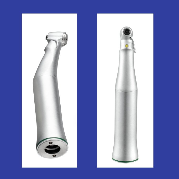 20:1 Dental Low Speed Handpiece Mini LED Button Generator Electric Power Source Implant Handpiece Metal Steel Drill Accessory
