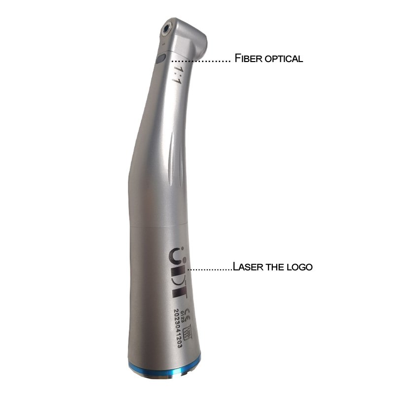 Professional Manufacture Cheap Contra Angle Handpiece Electric CE Tool Repair Dental Handpiece Single Water Spray Blue Ring UDT