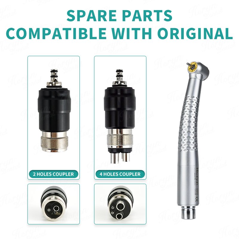High Quality 5 Led Light Dental Surgical 5 Water Spray Shadow Handpiece