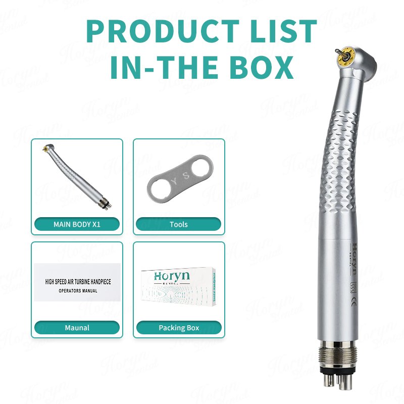 High Quality 5 Led Light Dental Surgical 5 Water Spray Shadow Handpiece