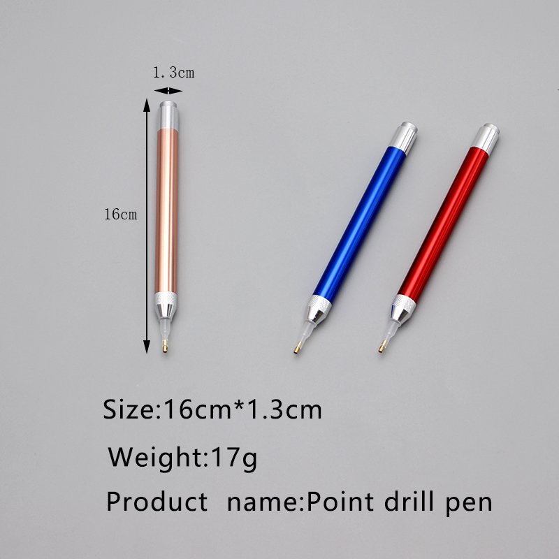 Diy Diamond Painting Point Drill Tools Pen Push-button Style Diamond Embroidery Accessories LED Luminous Lighting Pen
