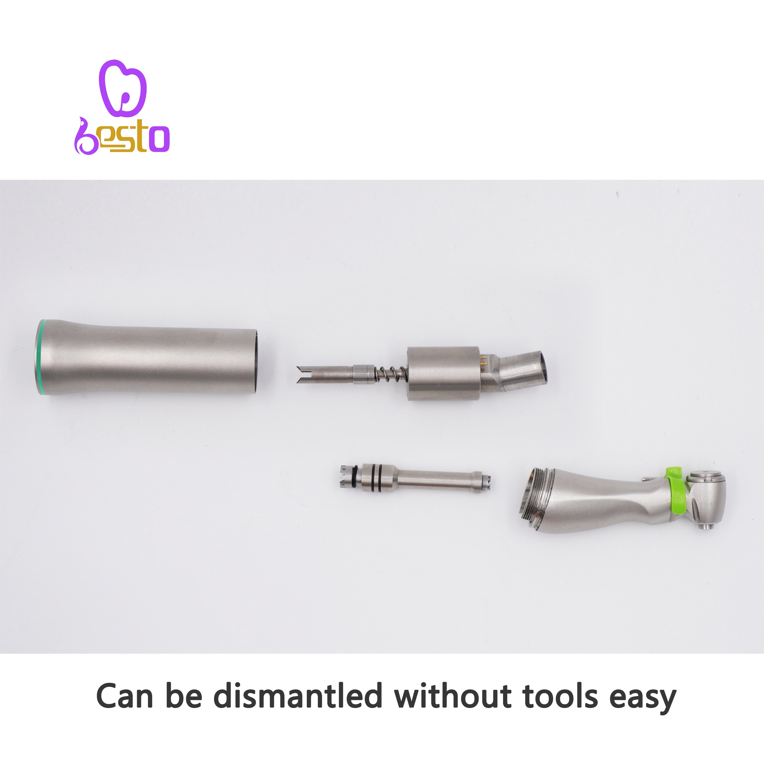 Dental Implant handpiece 20:1LED E-generator Contra Angle Push Button Stainless Steel Surgical ReductionLow Speed Handpiece