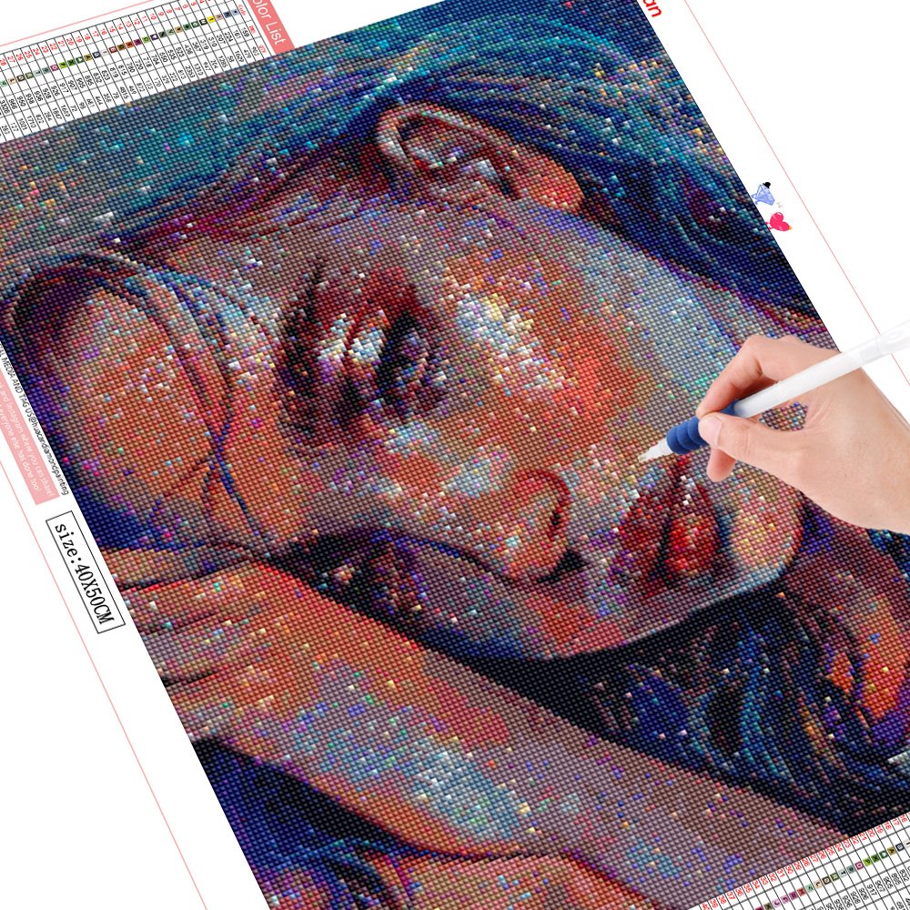 Full Drill Diamond Painting Portrait Girl Mosaic For Home Decor New Design The Best Short Lint Canvas Arts and Crafts