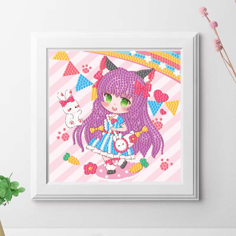 DIY Custom Size Diamond Painting kits for Children Present all Art DIY Diamond Painting