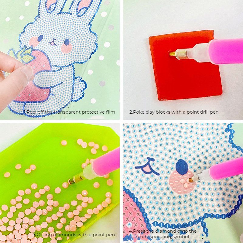 DIY Custom Size Diamond Painting kits for Children Present all Art DIY Diamond Painting