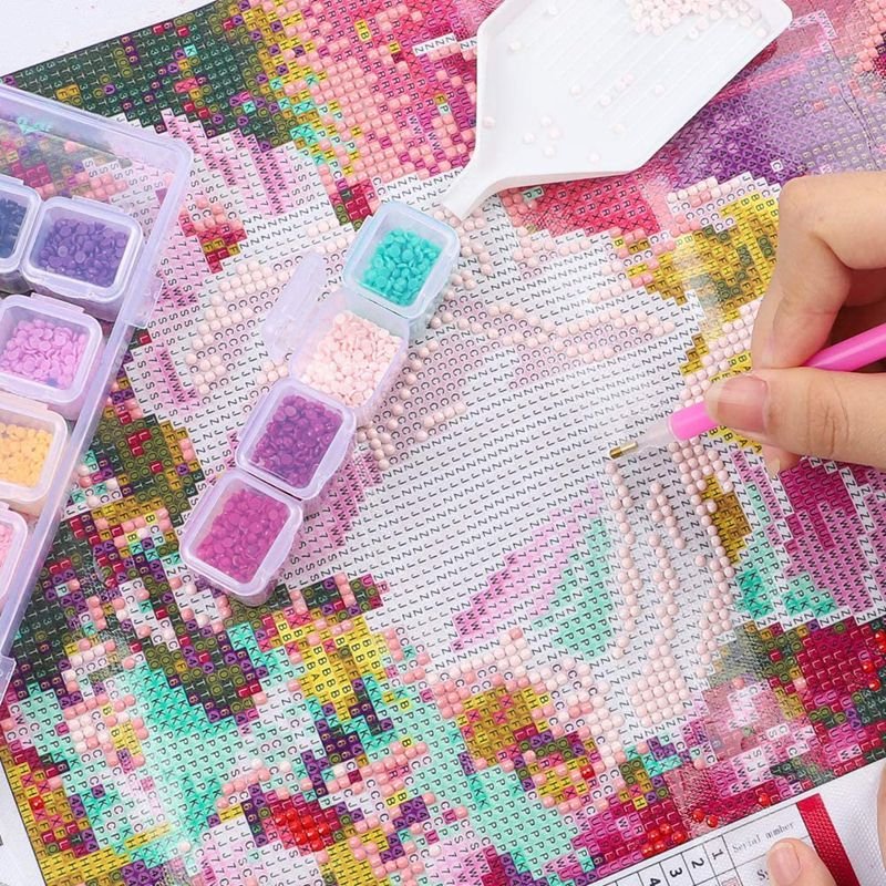 Wholesales Beads With DMC 447 5d Diamond Painting AB Resin Drills Beads Acrylic 2.5mm 2.8 mm Square/round Diamond Dotz Drills
