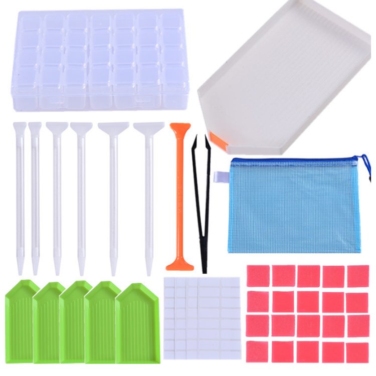 5D Diamonds Painting Tools and Accessories Diamond Painting Roller Storage Box tool kit