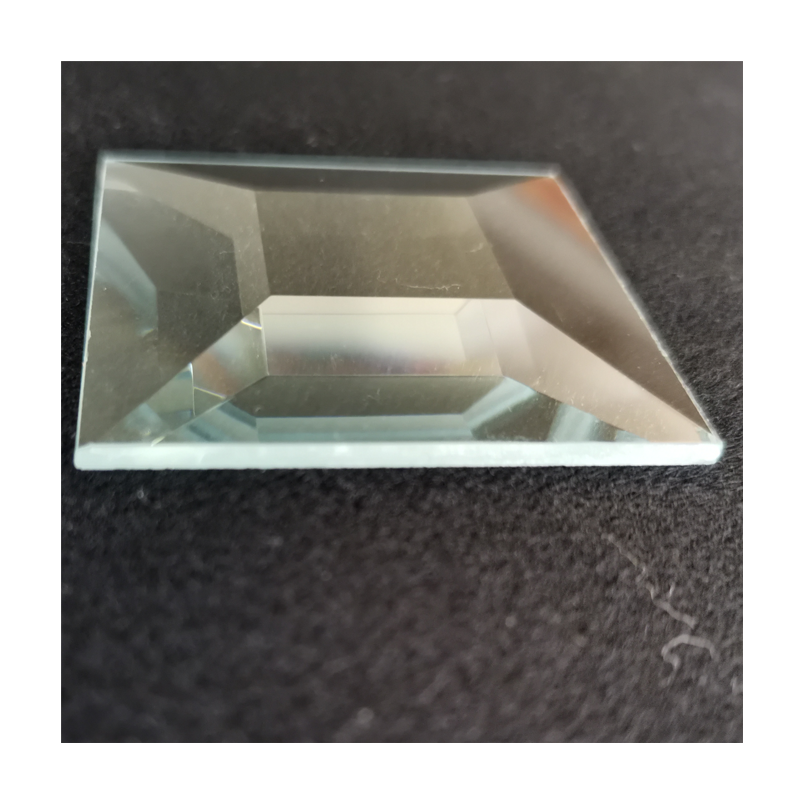 small wholesale price square bevel glass pieces diamond beveled glass for door window partition