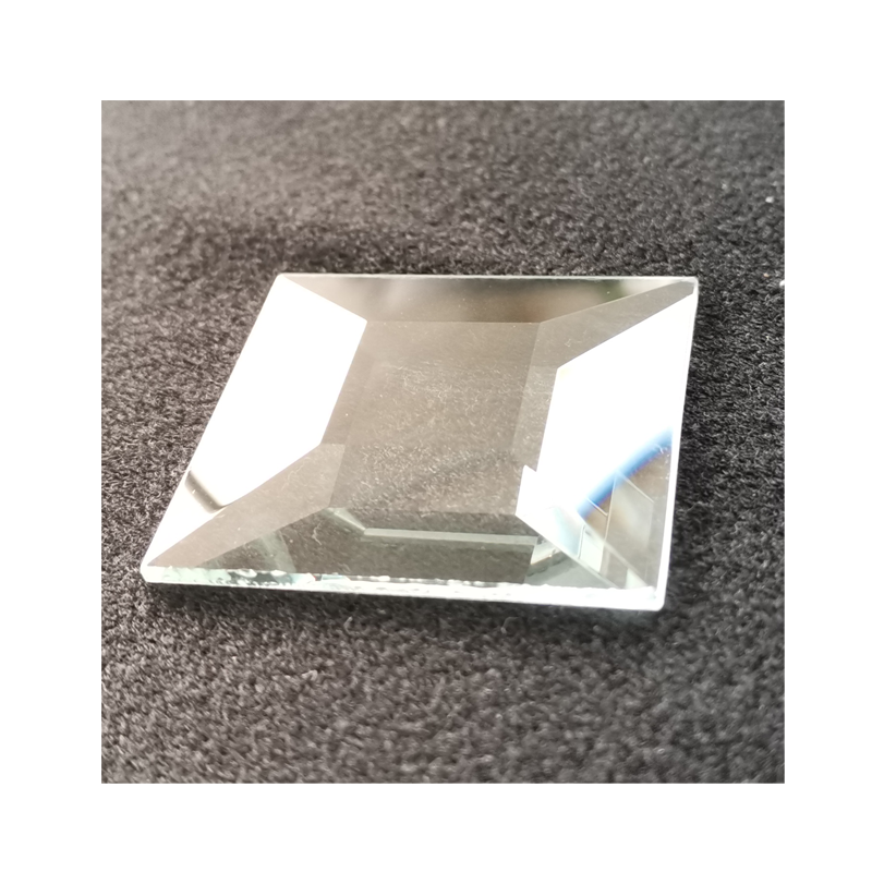 small wholesale price square bevel glass pieces diamond beveled glass for door window partition