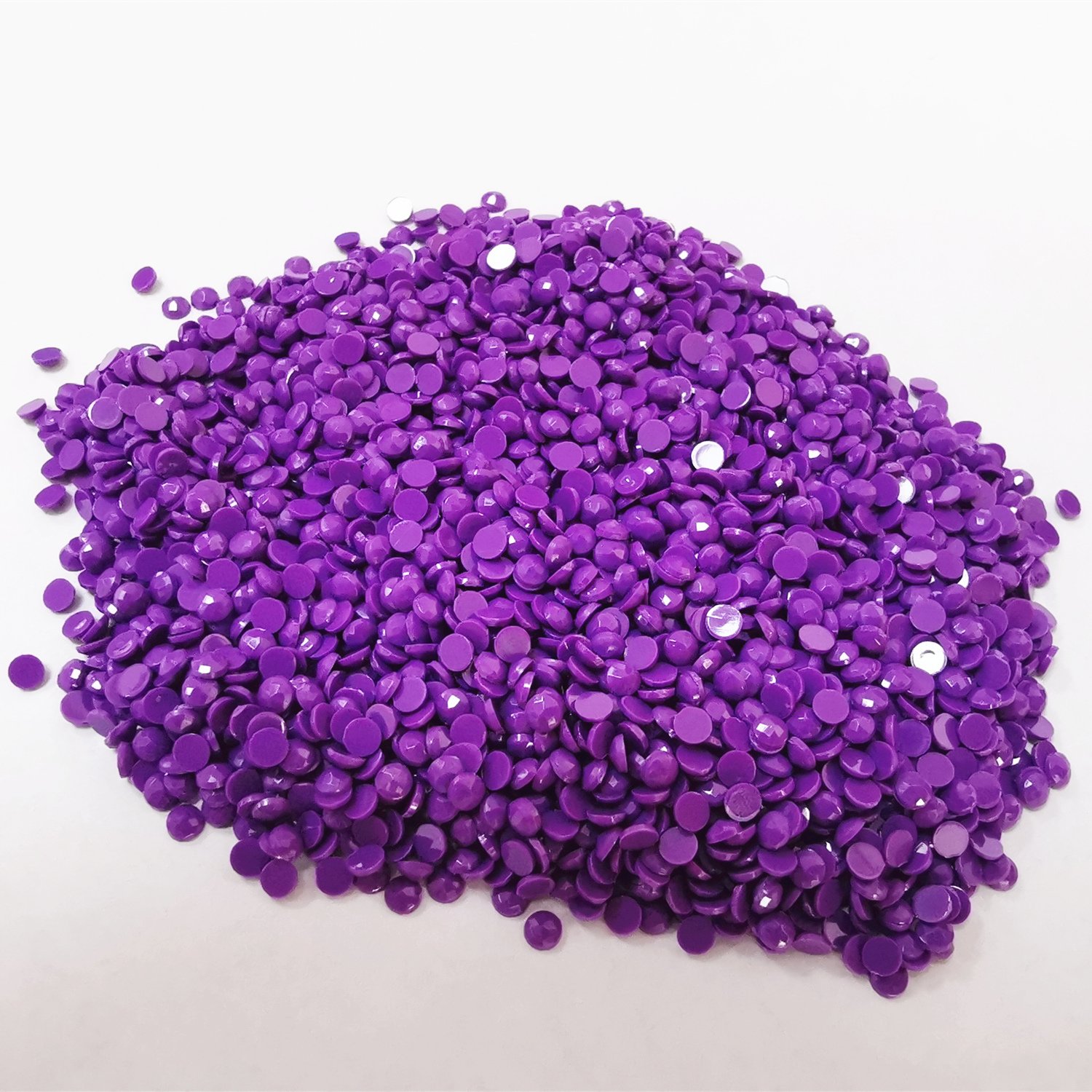 447 DMC Color Bright Rhinestones Acrylic Drills Square Diamond Painting Beads for Crafts