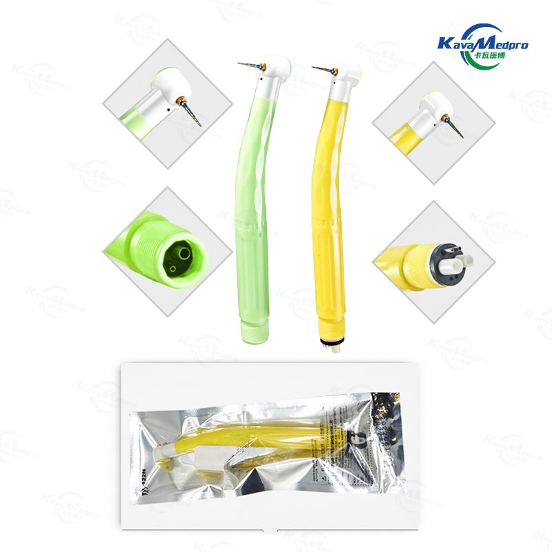 NEW Dental Colorful Disposable Anti-infection Personal Use Dental High Speed Handpiece Single Spray Friction Grip Handpiece