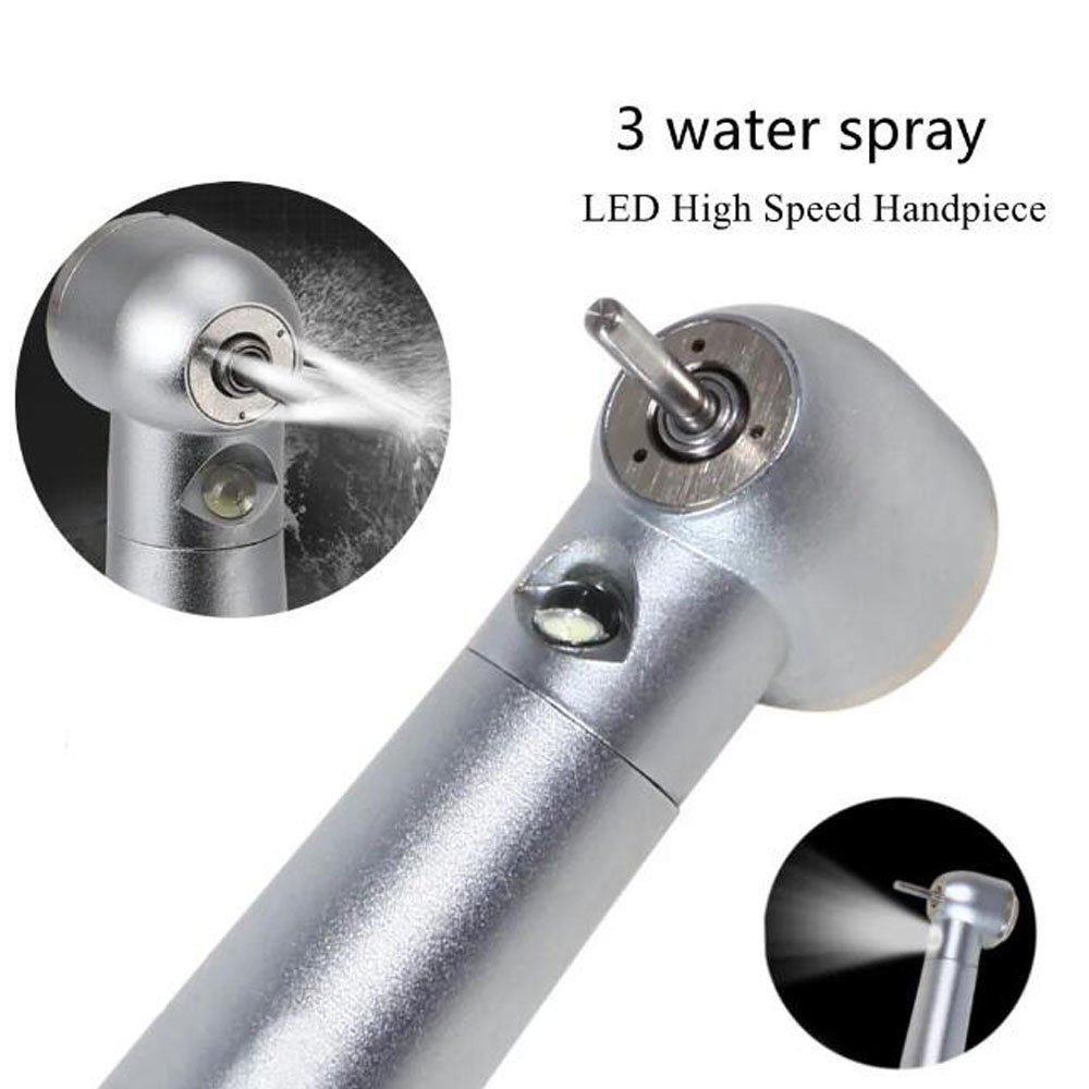 Dental Turbine High Rotation Pen Dentistry LED Handpiece 3 Sprays Fiber Optic Standard Push Button N/K Style Dentist Instruments