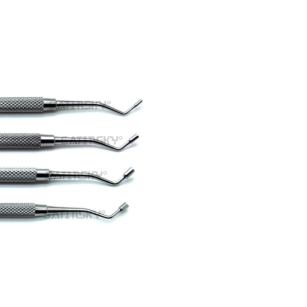 Orthodontic Diagnostic Examination 4 Pcs Set Dental Composite Plastic Amalgam Smooth Filling Restorative-Instruments