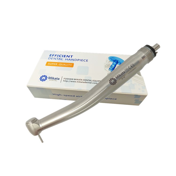 Preferential Exported Dental High-Speed Handpiece with 2 LED Holes Manual Power Source Fibre Optic LED Made of Metal Steel