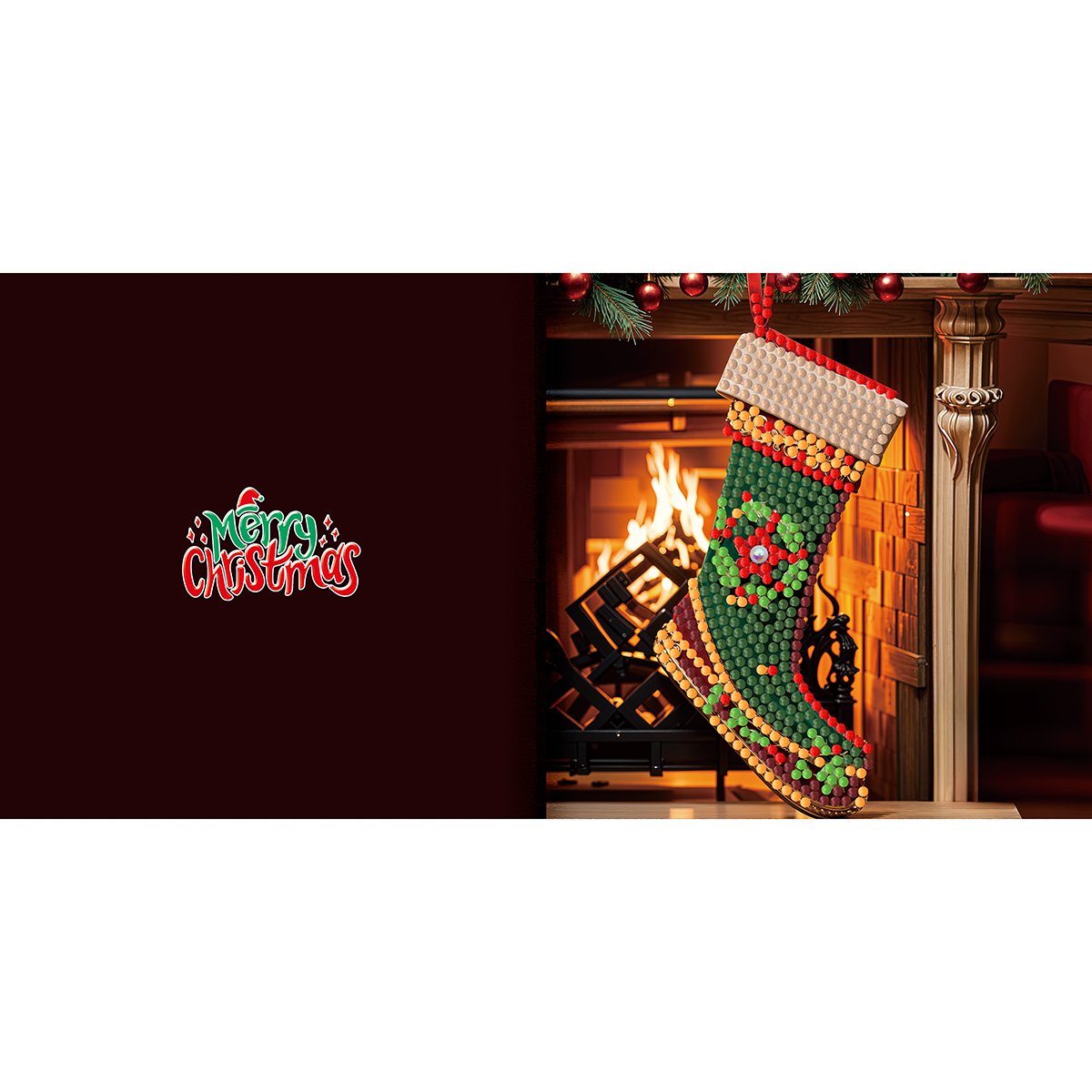 New 5d Gem Cards Christmas Santa Cards Diy Mosaic Art Crafts Postcard Holiday Gifts Diamond Painting greeting cards with envolpe