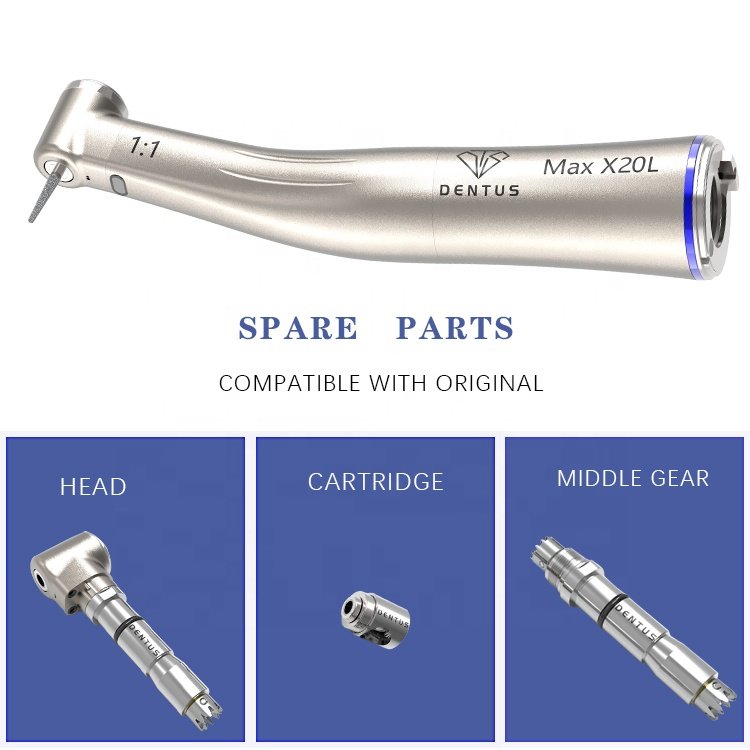 X20L 1:1Contra Angle Low Speed Dental Handpiece With Electrical motor