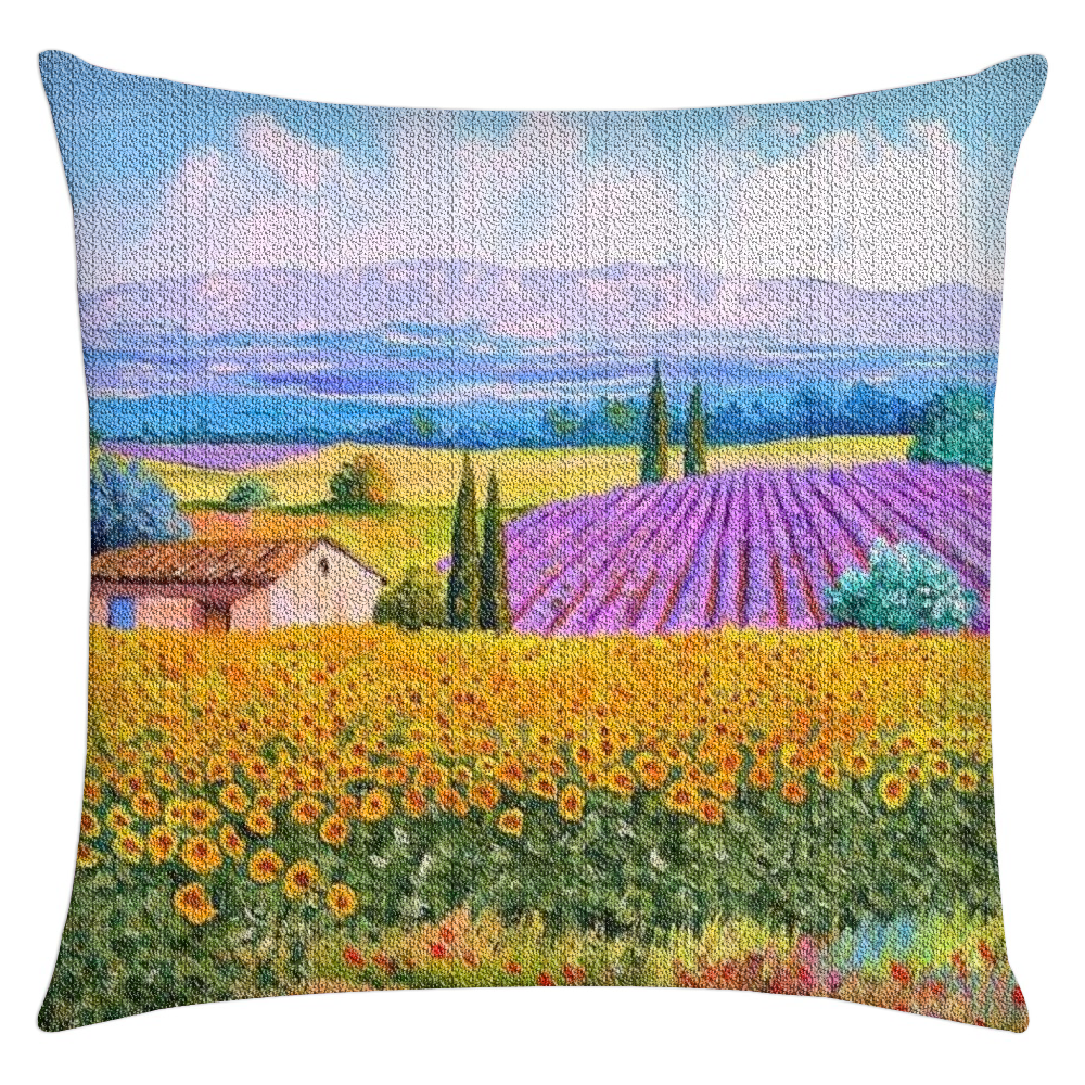 DIY Diamond Painting Pillow Case Set Home Decoration Painting Gift landscape Pillow Case Drilling Pillow Cover