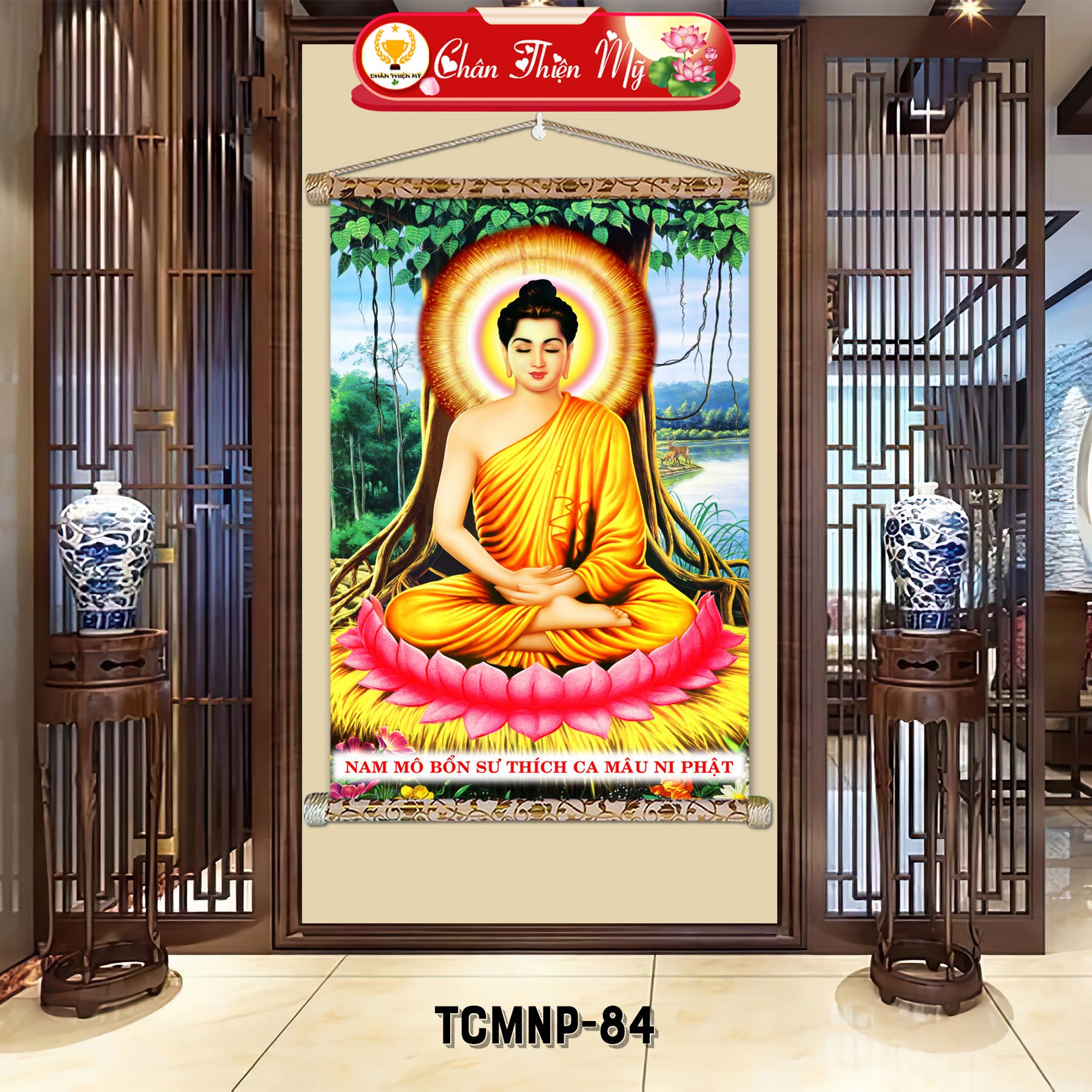 3D Buddhist Wall decor for home luxury according to modern trends