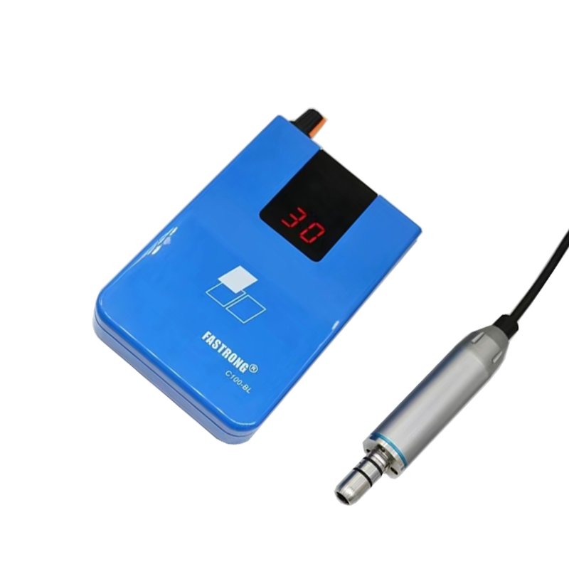 30,000 RPM Dental Lab Portable Rechargeable Digital Display Long Work Time Handpiece Micromotor Dentist Equipment Tool