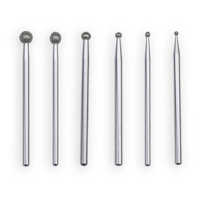 Durable handpiece artificial diamond burs for dental lab metal and Zirconia crown and bridge shaping dental lab