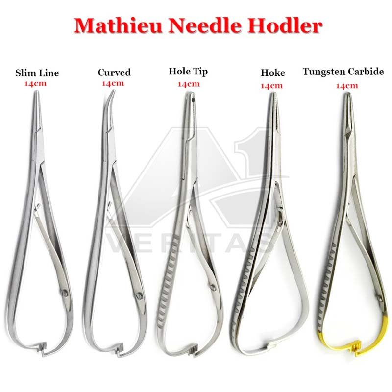 Top Selling Needle Holders Mathieu A-1 VERITAS Stainless Steel Orthodontic Pliers Forceps Wholesales Dental Surgical Instruments