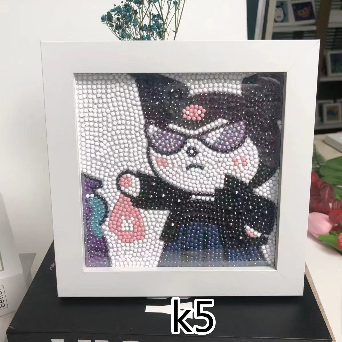 Manufacturers Produce 18*18cm Wooden Frame Handmade DIY Creative Cartoon Children's Diamond Painting Kulomi Diamond Painting