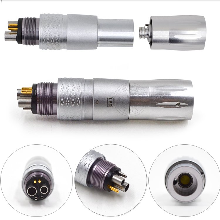 Dental LED Handpiece Coupling 2/4/6 hole Quick Connector Adaptor Fit Dental High Speed Handpiece Dentisit Hand Tools Optional