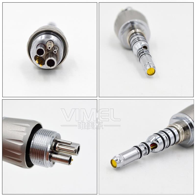 Dental LED Handpiece Coupling 2/4/6 hole Quick Connector Adaptor Fit Dental High Speed Handpiece Dentisit Hand Tools Optional