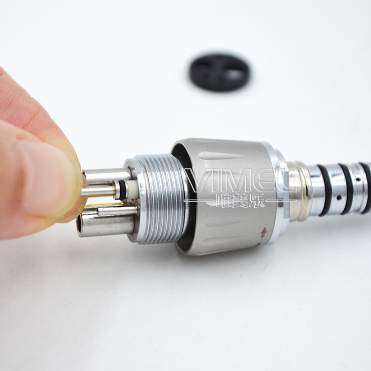 Dental LED Handpiece Coupling 2/4/6 hole Quick Connector Adaptor Fit Dental High Speed Handpiece Dentisit Hand Tools Optional